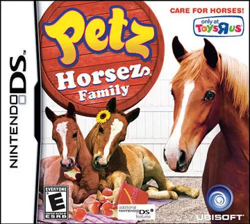 Petz - Horsez Family (USA) (En,Fr,Es) (NDSi Enhanced) box cover front